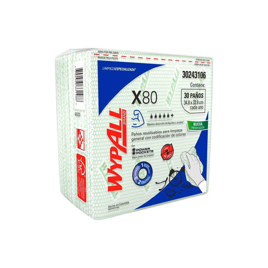 panos-industriales-wypall-x80-plus-verdes-pack-x30-unidades-kimberly-clark-641